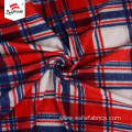 England Check Print Fleece Tartan Fabric